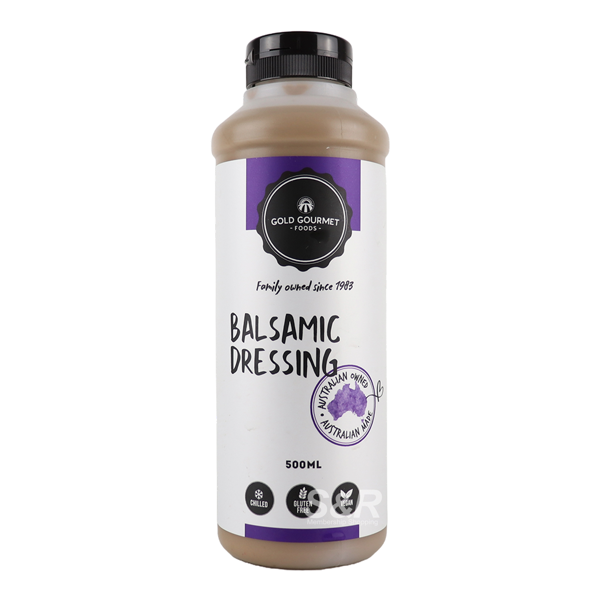 Gold Gourmet Foods Balsamic Dressing 500mL Gold Gourmet Foods Balsamic Dressing 500mL